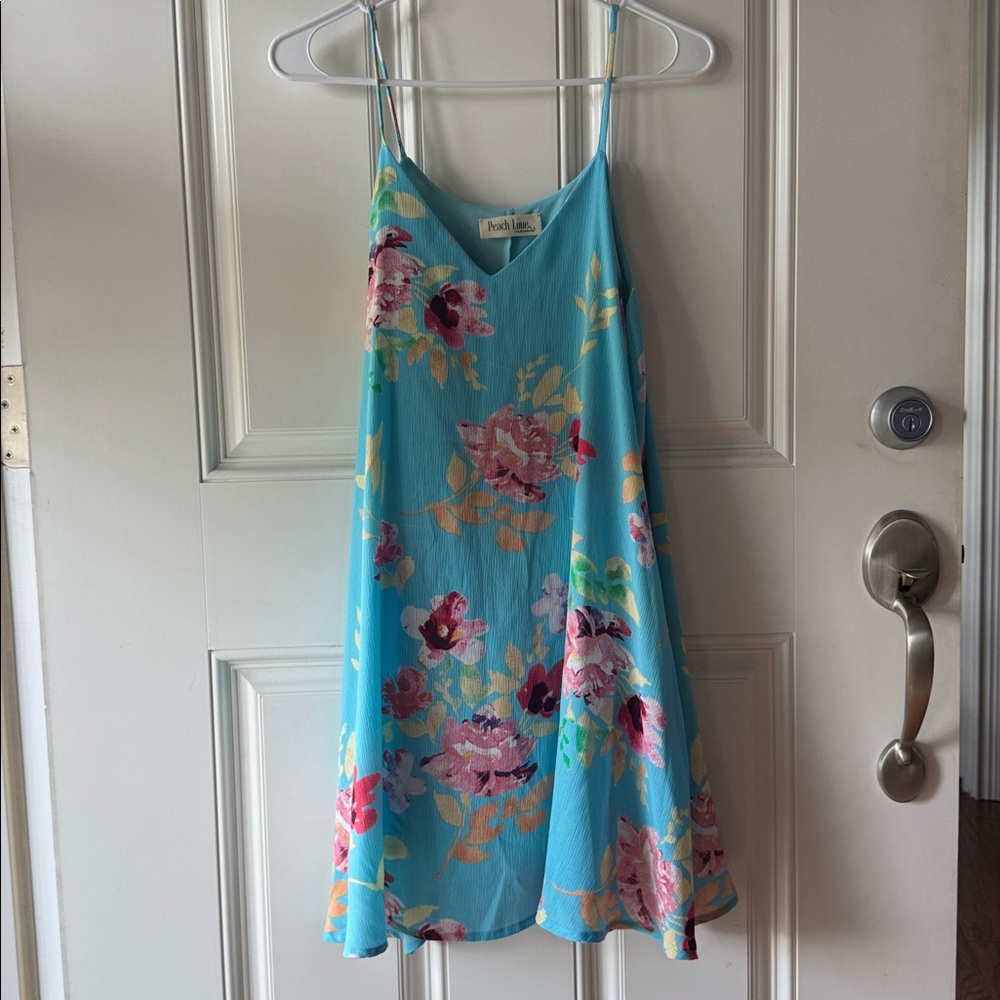 Peach Love California Sky Blue dress